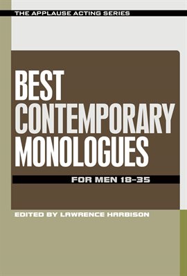 Cover image for Best Contemporary Monologues for Men 18-35