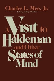 A Visit to Haldeman and Other States of Mind cover image