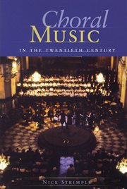 Choral music in the twentieth century cover image