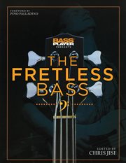 Bass player presents the fretless bass cover image