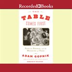The table comes first cover image