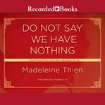 Do not say we have nothing cover image