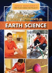 Step-by-step science experiments in earth science cover image