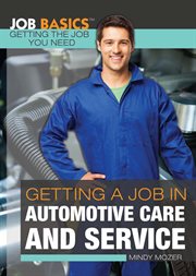 Getting a job in automotive care and service cover image