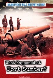What Happened at Fort Sumter? : Major Events in U.S. Military History cover image
