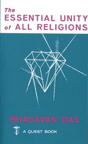 The essential unity of all religions cover image
