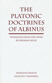 The Platonic doctrines of Albinus cover image