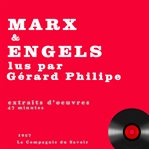 Gérard philipe lit Karl Marx et engels cover image