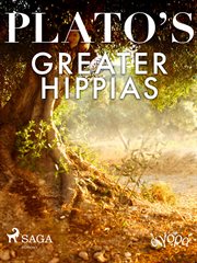 Plato's Greater Hippias cover image