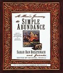 A man's journey to simple abundance cover image