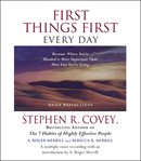 First things first every day cover image