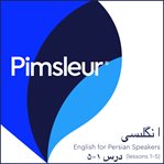 Pimsleur English for Persian (Farsi) speakers. Level 1, Lessons 1-5 MP3 cover image