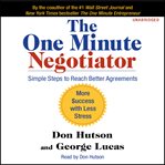The one minute negotiator cover image
