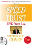 The speed of trust : live from L.A cover image