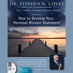 How to develop your personal mission statement cover image