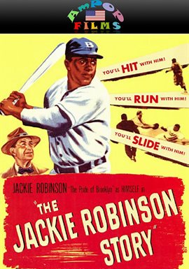 Link to The Jackie Robinson Story (film) in Hoopla