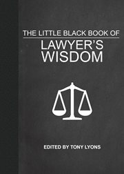 The little black book of lawyer's wisdom cover image