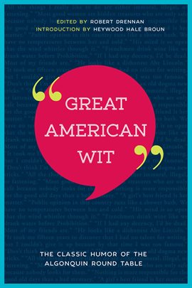 Cover image for Great American Wit