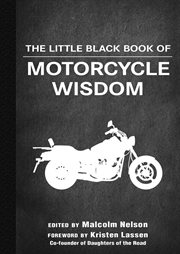 The little black book of motorcycle wisdom cover image