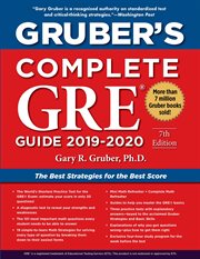 Gruber's Complete GRE Guide 2019-2020 cover image