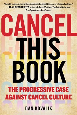 Cover image for Cancel This Book