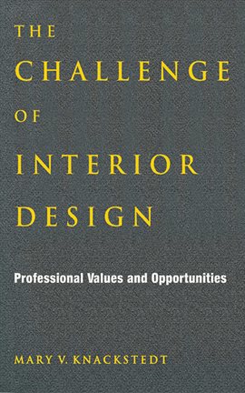 Cover image for The Challenge of Interior Design