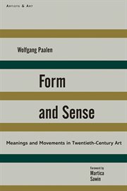 Form and Sense cover image