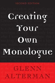 Creating your own monologue cover image