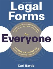 Legal forms for everyone : leases, home sales, avoiding probate, living wills, trusts, divorce, copyrights, and much more cover image