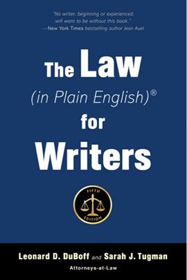Cover image for The Law (in Plain English) for Writers