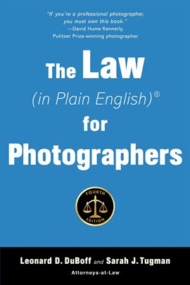 Cover image for The Law (in Plain English) for Photographers