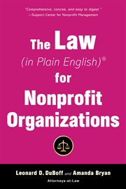 The law (in plain English) for nonprofit organizations cover image