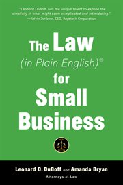 Law (in plain English) for small business cover image