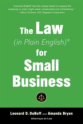 Cover image for The Law (in Plain English) for Small Business (Fifth Edition)