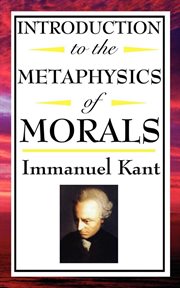 Introduction to the Metaphysics of Morals cover image