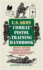 U.S. Army combat pistol training handbook cover image