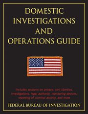 Domestic investigation and operations guide cover image