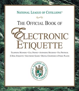 Image de couverture de The Official Book of Electronic Etiquette
