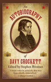 An autobiography of Davy Crockett cover image