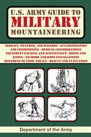U.S. Army guide to military mountaineering cover image