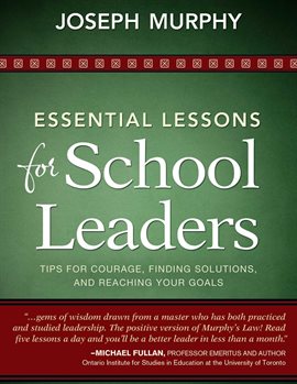 Cover image for Essential Lessons for School Leaders