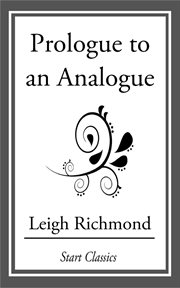 Prologue to an Analogue cover image