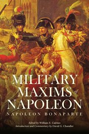 Military Maxims of Napoleon cover image