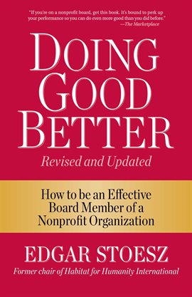 Cover image for Doing Good Better