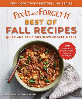 Cover image for Fix-It and Forget-It Best of Fall Recipes