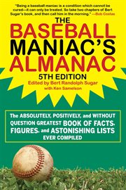 Baseball Maniac's Almanac cover image