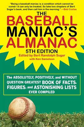 Cover image for The Baseball Maniac's Almanac