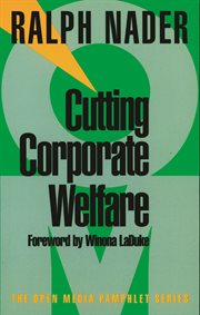 Cutting corporate welfare cover image