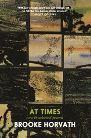 At times : new and selected poems cover image