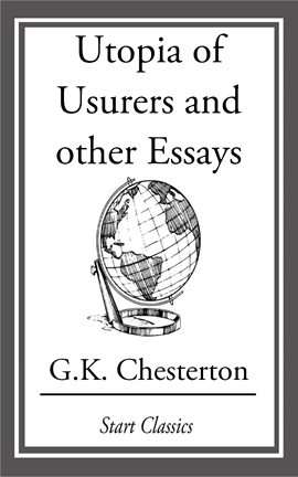 Cover image for Utopia of Usurers and other Essays